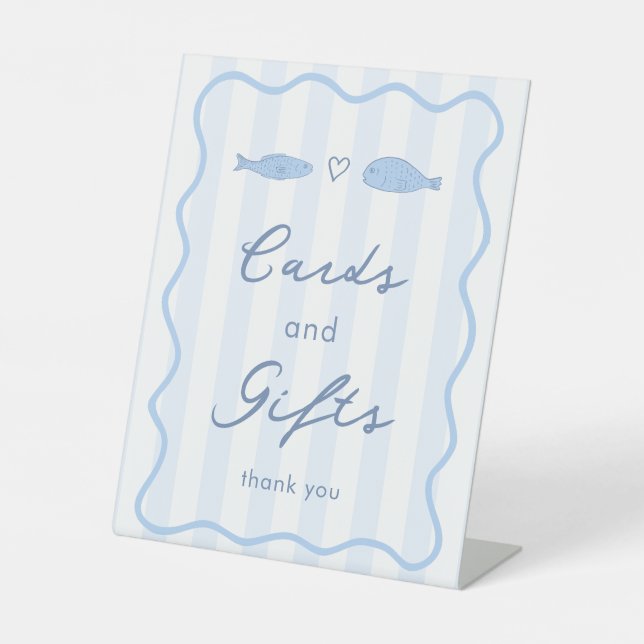 Expositor En L Doodle Two Less Fish Cards & Gifts Despedida de so (Anverso)