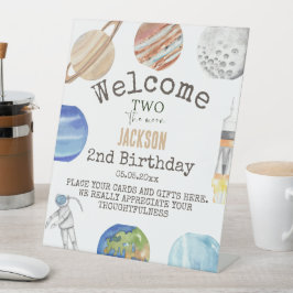 Expositor En L Dos a la Luna | Decoración del 2º Cumpleaños de Mo
