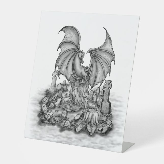 Expositor En L Dragón con zombi (Anverso)