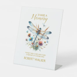 Expositor En L Dragonfly comparte un Rótulo funeral de memoria