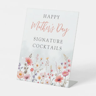 Expositor En L Dreamy Mother's Day Pastel Wildflowers Field