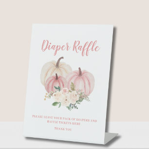 Expositor En L Ducha de bebé de Calabacita Rosa Sorteo de Pañales