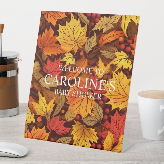 Expositor En L Ducha de bebé de inspiración otoñal (In Situ)