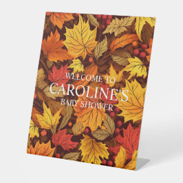 Expositor En L Ducha de bebé de inspiración otoñal