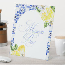 Ducha de Novia de Limón That's Amore Italiano Azul