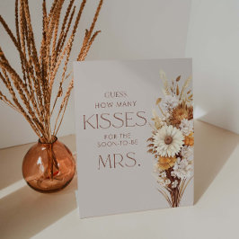 Expositor En L Ducha de Novia de Otoño Adivina Cuántos Besos