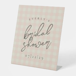 Expositor En L Ducha de novias de Buffalo Plaid