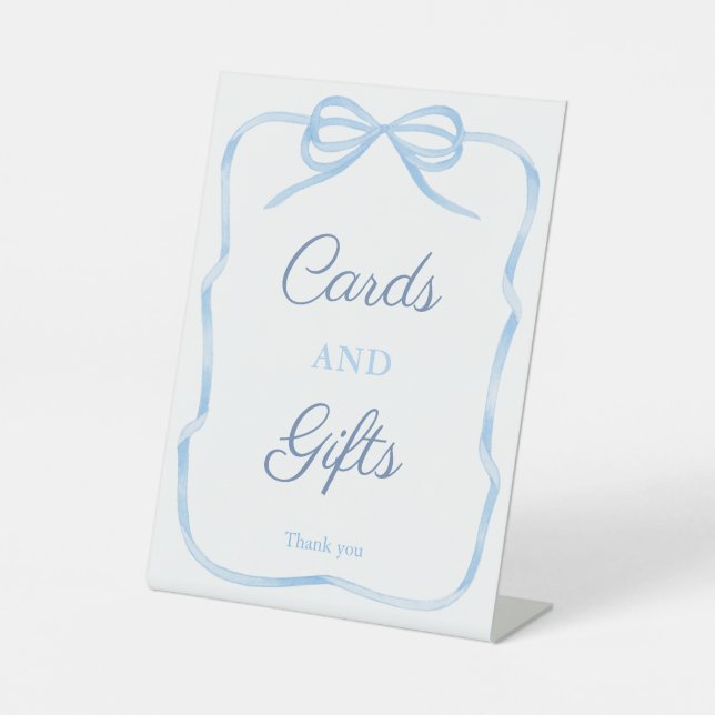 Expositor En L Ducha De Novias De Coquette Bow Cards And Gifts 8x (Anverso)