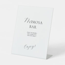 Expositor En L Ducha de novias de Rótulo peatonal de estilo elega