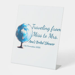 Expositor En L Ducha de novias de viaje añada fecha de caducidad