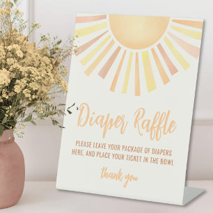 Expositor En L Ducha de Sol para Bebé Rifa de Pañales