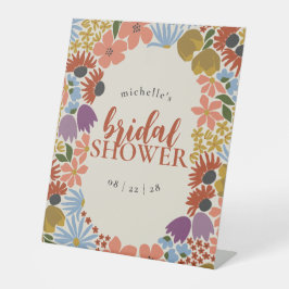 Expositor En L Ducha nupcial floral o Boda