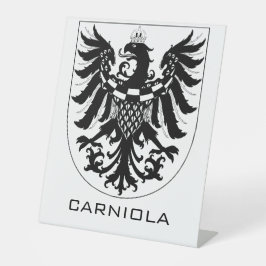 Expositor En L Duchy of Carniola Monochrome Heraldic Art 