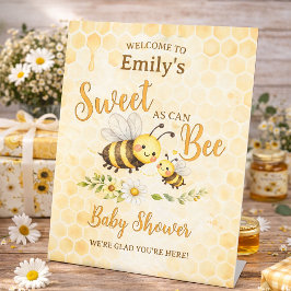 Expositor En L Dulce como la miel para Baby Shower
