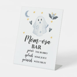 Expositor En L Dulce de Halloween Fantasma Baby Shower MOM-OSA BA