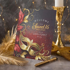 Expositor En L Dulce de Masquerade 16 Bienvenido Red Gold ID1032