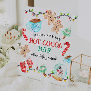 Expositor En L Dulce Navidad Barra de Chocolate Caliente más MARA