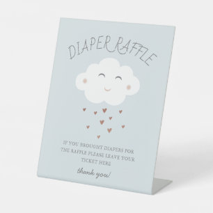 Expositor En L Dulce Nube Lluvia de Ideas para Sorteo de Pañales 
