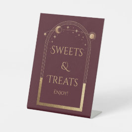 Expositor En L Dulces y Tratamientos de Cumpleaños Celestiales de