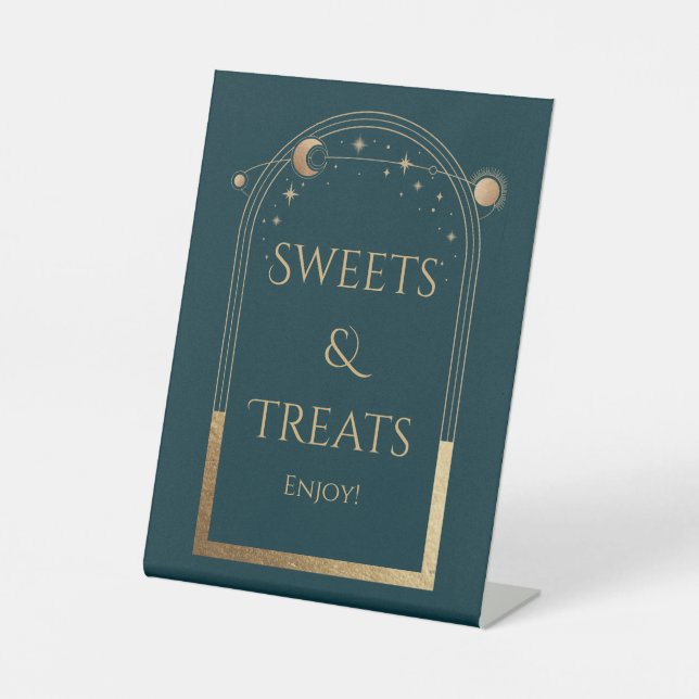 Expositor En L Dulces y Tratamientos de Cumpleaños Celestiales de (Anverso)