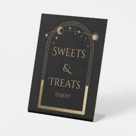 Expositor En L Dulces y tratamientos de cumpleaños de oro negro c