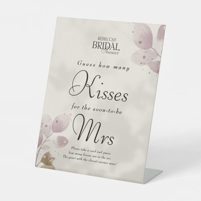 Expositor En L Duste Rubor adivina cuántos besos de ducha de novi (Anverso)