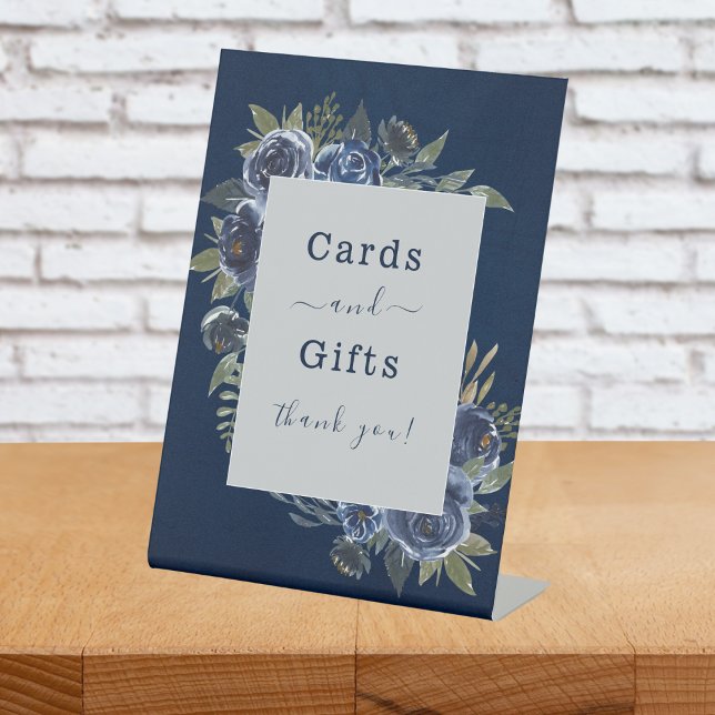 Expositor En L Dusty Blue Navy Champagne Boda de Marfil (Dusty Blue Navy Champagne Ivory Wedding Supplies)