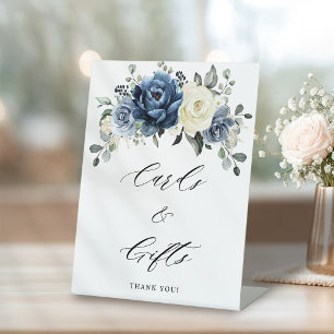 Expositor En L Dusty Marina Azul Champagne Boda de marfil