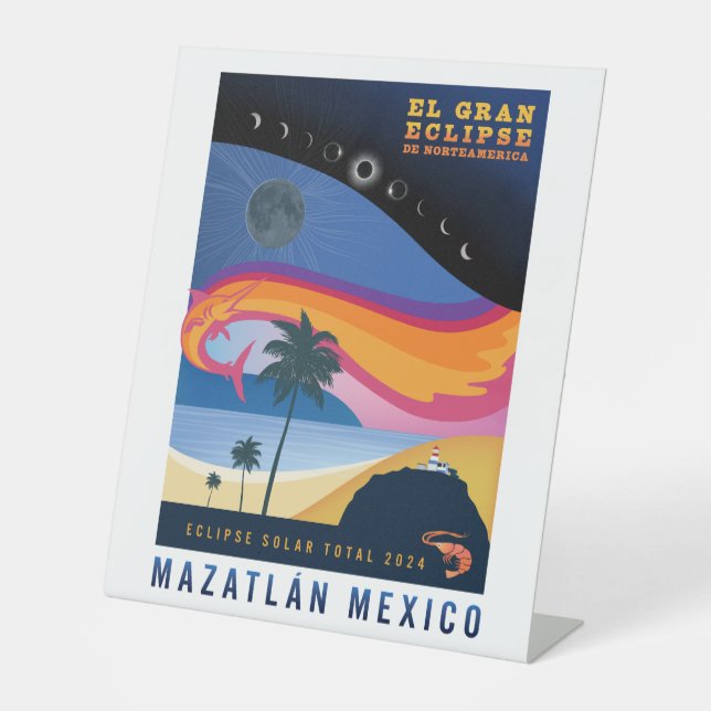 Expositor En L Eclipse solar total de Mazatlan 2024 (Anverso)