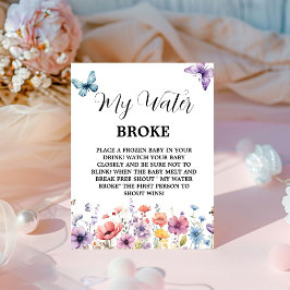 Expositor En L El agua de las mariposas rompió el signo de la par