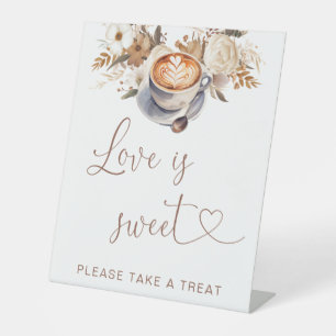 Expositor En L El amor es café dulce ducha de novia
