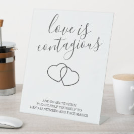 Expositor En L El amor es contagiosa la seguridad de los Bodas
