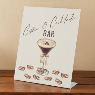 Expositor En L El amor es preparar café y cócteles bar