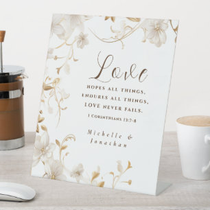 Expositor En L El amor floral blanco tan nunca falla en la Boda d