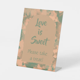 Expositor En L El amor floral verde del ejército moderno es dulce