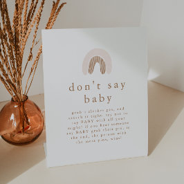 Expositor En L El arcoiris Chica de RU no dice juego para bebé Ba