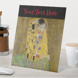 Expositor En L El arte de pintar el beso de Gustav Klimt