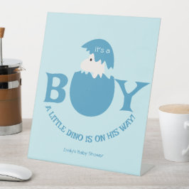 Expositor En L El bebé Dino está en camino