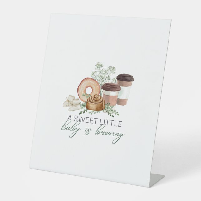 Expositor En L El bebé se está preparando (Anverso)