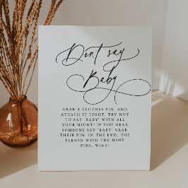 Expositor En L El blanco negro oscuro no dice el juego del bebé B