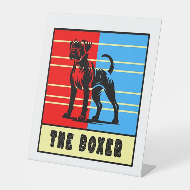Expositor En L El Boxer - Perro fuerte (Anverso)