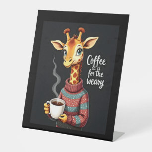 Expositor En L El café es para el capo del café raro y gracioso
