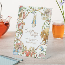 Expositor En L El clásico Peter the Rabbit Baby Shower Diaper Raf