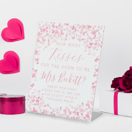 Expositor En L El día de San Valentín Bridal Shower: ¿Cuántos bes