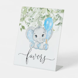 Expositor En L El elefante lindo Baby Shower Boy Favorita