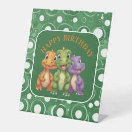 Expositor En L El Fiesta de los dinosaurios bebé adorables