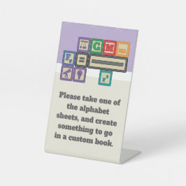 Expositor En L El futuro físico bloquea el Rótulo Pedestal