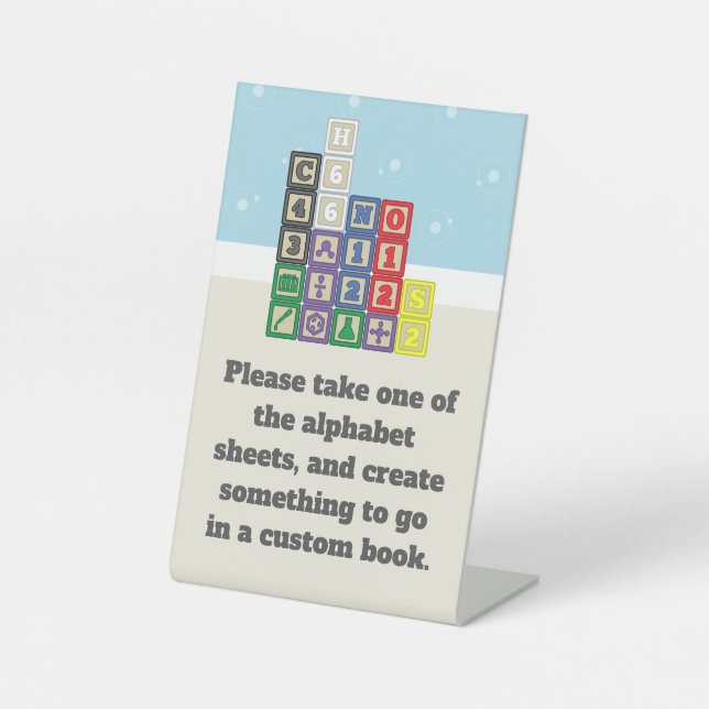 Expositor En L El futuro químico bloquea el Rótulo Pedestal (Anverso)