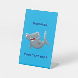 Expositor En L El gracioso tiburón martillo personalizado