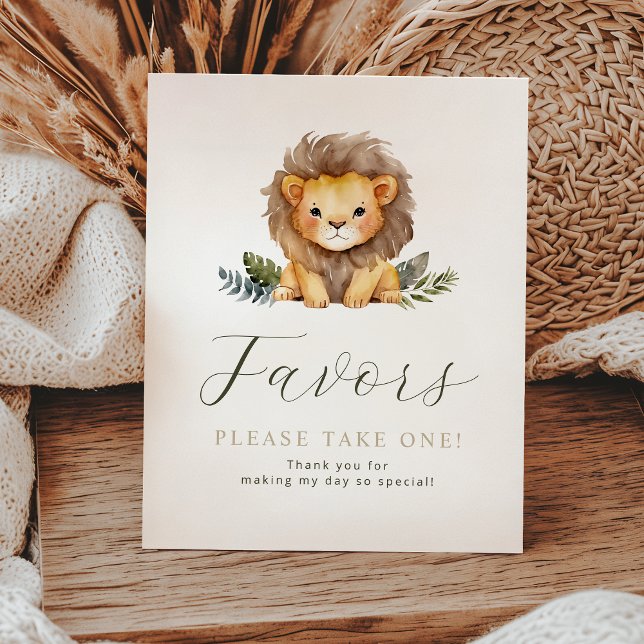 Expositor En L El león salvaje un cumpleaños favorece al Rótulo (Subido por el creador)